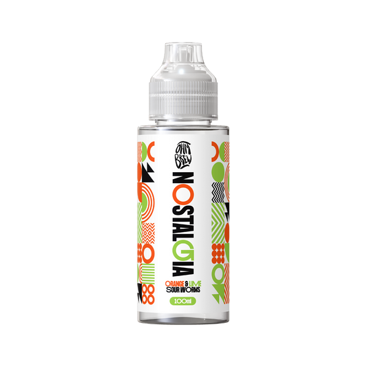 Nostalgia Orange & Lime Sour Worms - 100ml