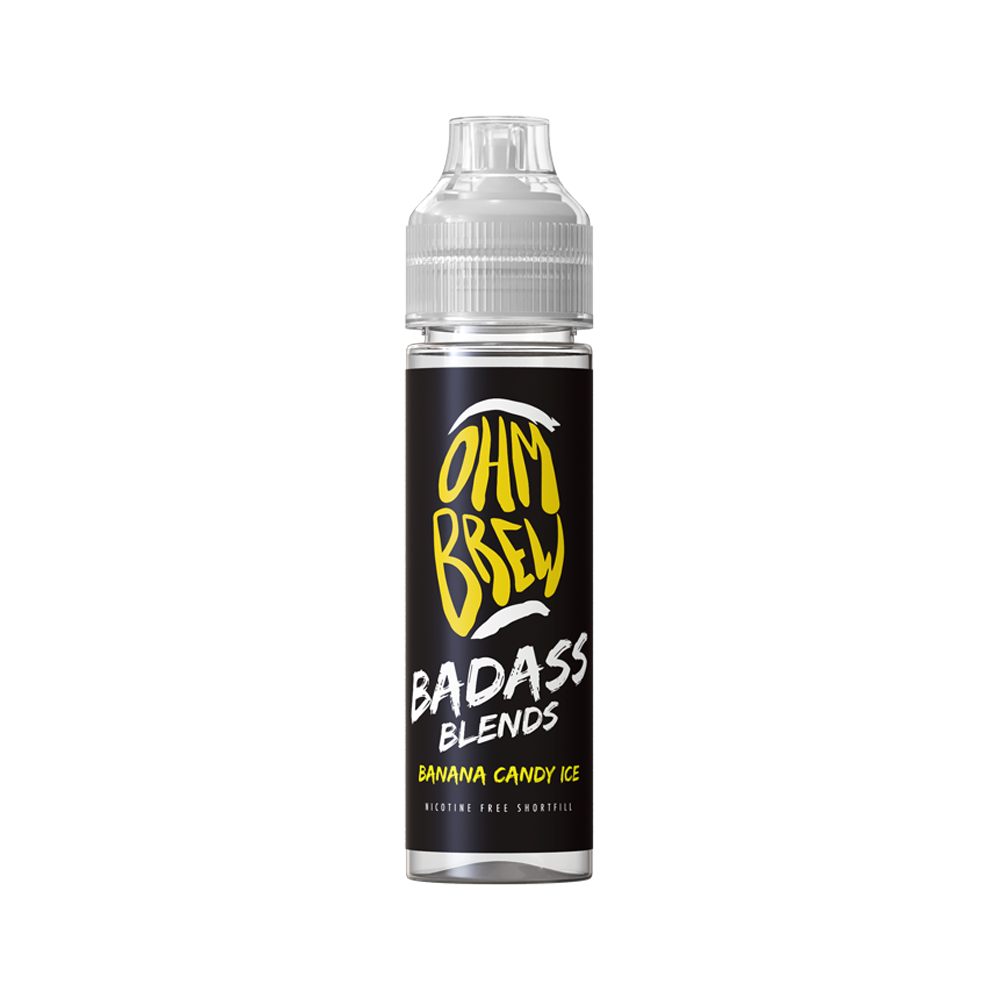 Ohm Brew Badass Blends Banana Candy Ice - 50ml