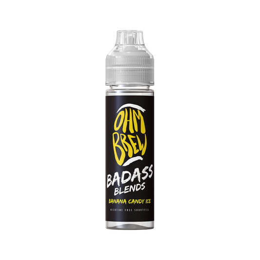 Ohm Brew Badass Blends Banana Candy Ice - 50ml