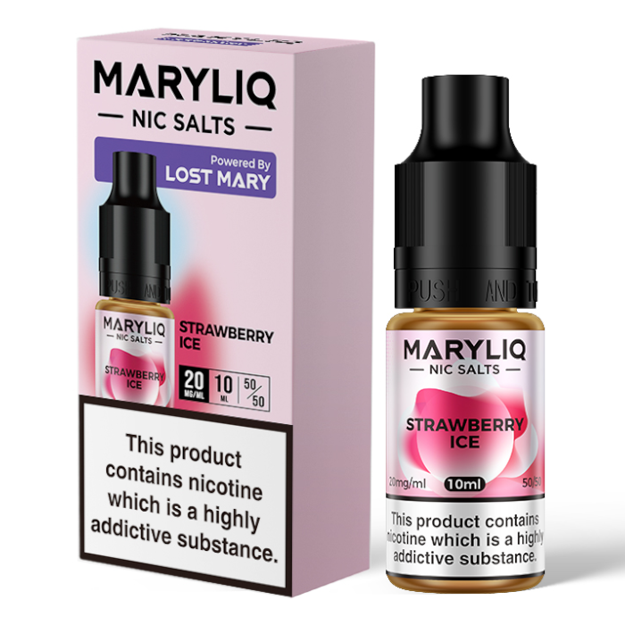 Maryliq Nic Salts Strawberry Ice - 10ml