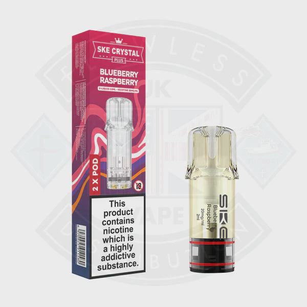 SKE Crystal Plus Blueberry Raspberry - Prefilled Pods