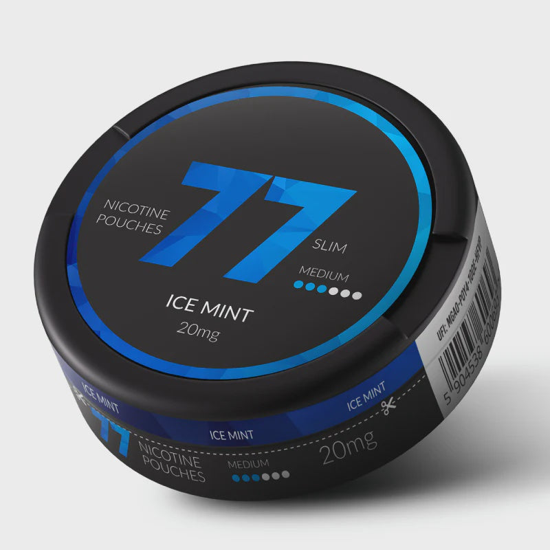 Nicotine Pouches Ice Mint By 77 - 20mg