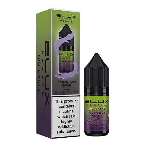 Elux Legend Nic Salt Blackcurrant Menthol - 10ml