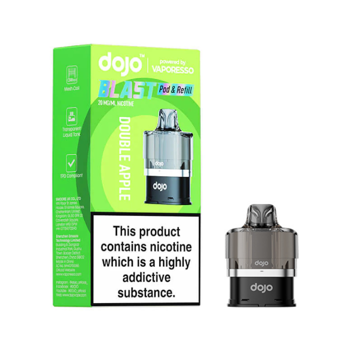 DOJO BLAST 6000 Prefilled Pod & Refill - Double Apple - 20mg