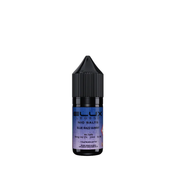 Elux Legend Nic Salt Blue Razz Gummy - 10ml