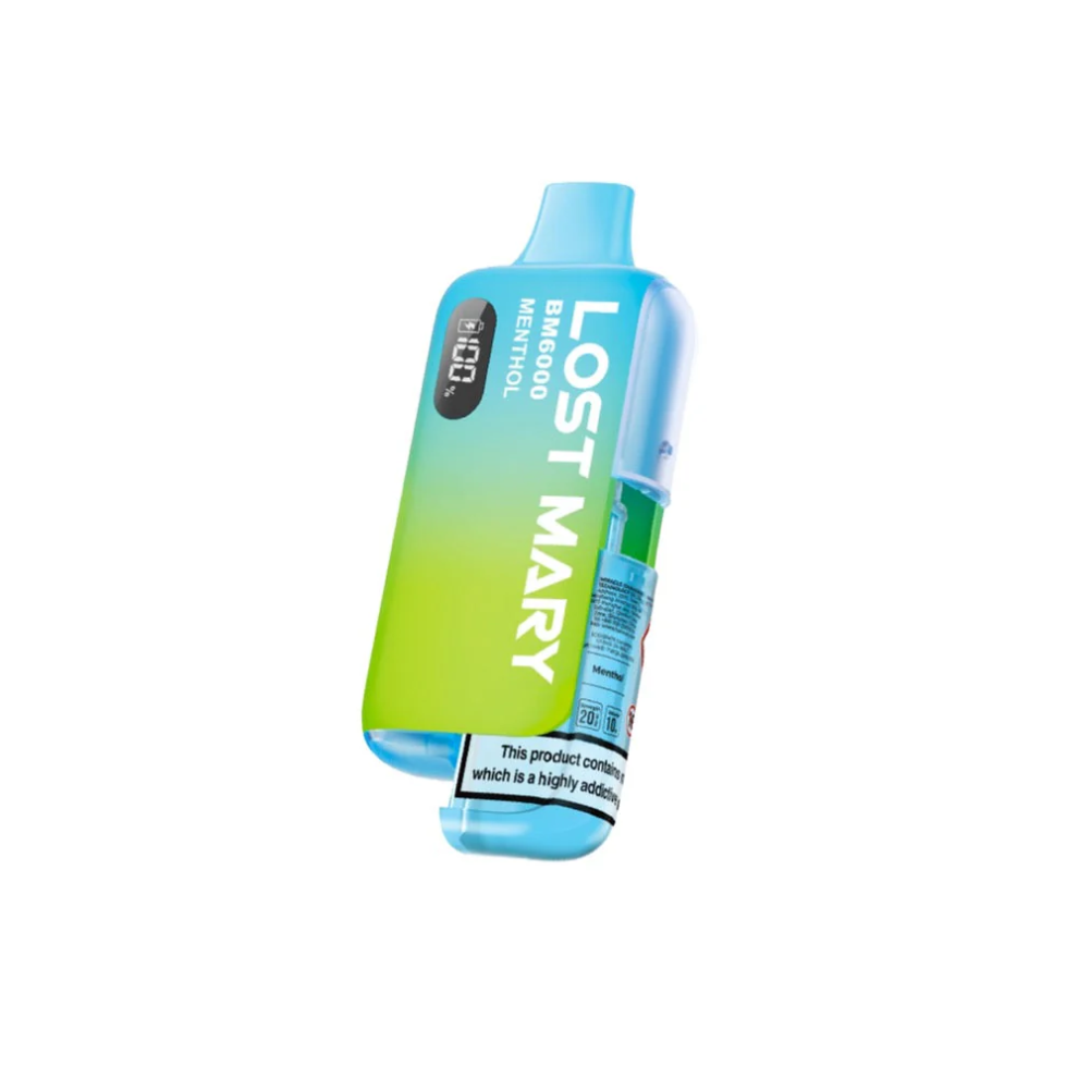 Lost Mary BM6000 Refillable Pod Kit - Menthol