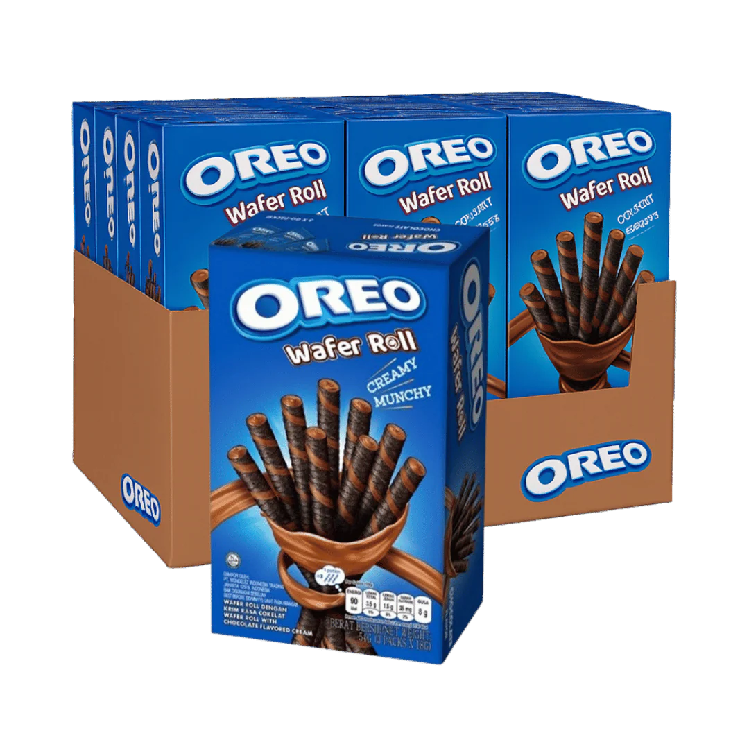 Oreo Wafer Roll Chocolate Flavour - 20 Pack