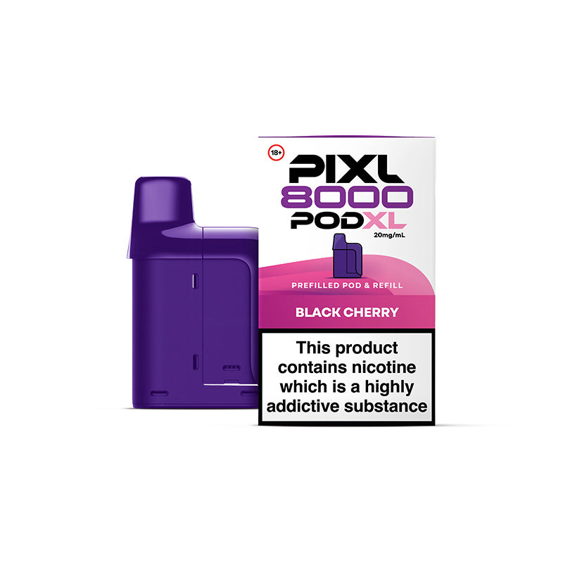 PIXL 8000 Prefilled Pod - Black Cherry - 20mg
