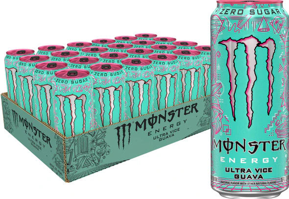 Monster Energy Ultra Vice Guava - 24 Pack