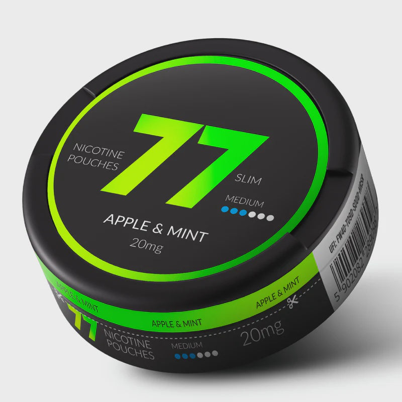 Nicotine Pouches Apple & Mint By 77 - 20mg