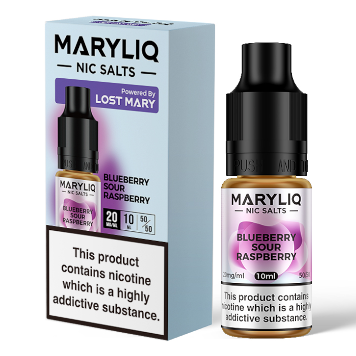 Maryliq Nic Salts Blueberry Sour Raspberry - 10ml