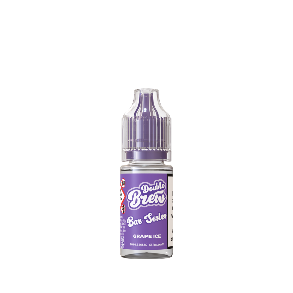 Double Brew Bar Series Grape Ice - 10ml