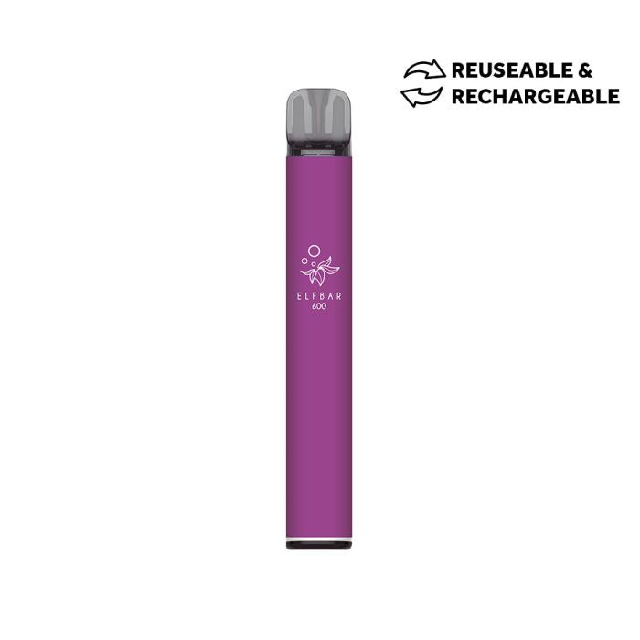 Elf Bar 600 Prefilled Pod Kit - Grape