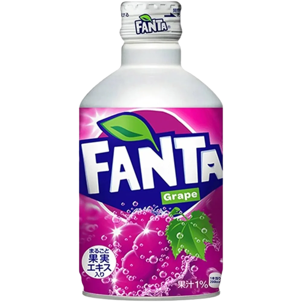 Fanta Grape Aluminium Bottles - 24 Pack