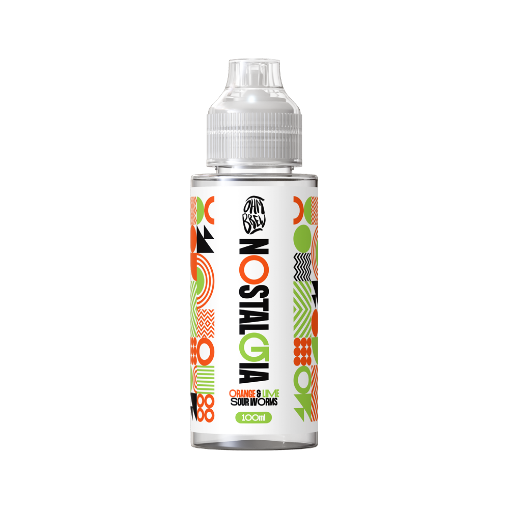 Nostalgia Orange & Lime Sour Worms - 100ml