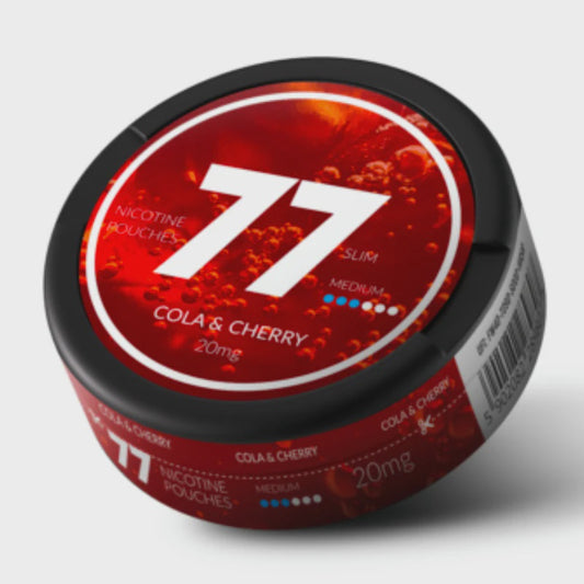 Nicotine Pouches Cola & Cherry By 77 - 20mg