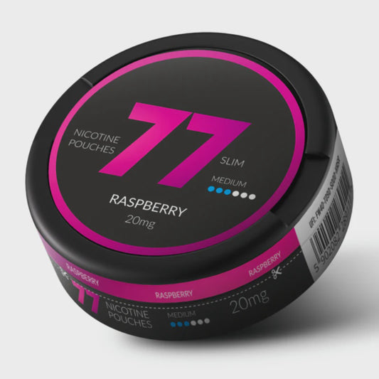Nicotine Pouches Raspberry By 77 - 20mg
