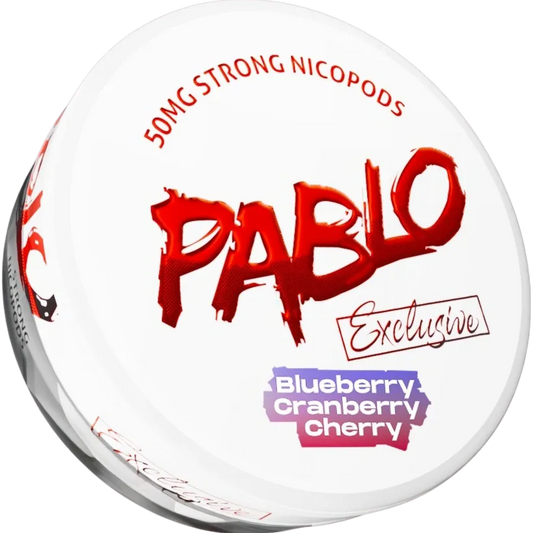 Pablo Nicotine Pouches - Blueberry Cranberry Cherry - 50mg