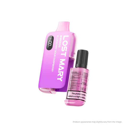 Lost Mary BM6000 Blueberry Sour Raspberry - 20mg
