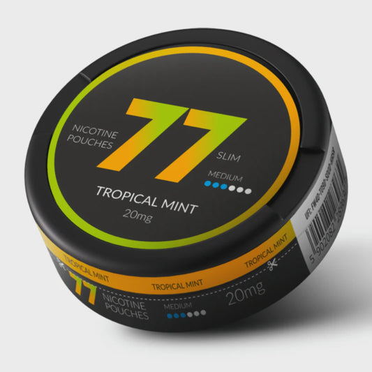 Nicotine Pouches Tropical Mint By 77 - 20mg