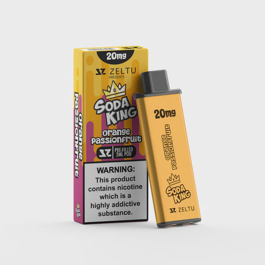 Zeltu Soda King Orange Passionfruit - 2ml