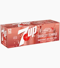 7 Up Shirley Temple Flavour Soda - 12 Pack
