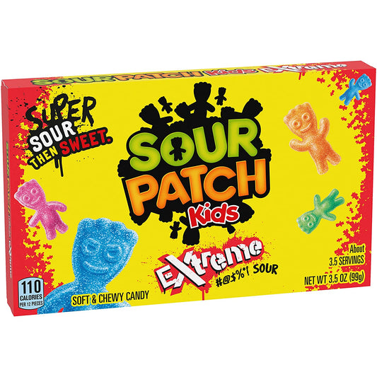 American Sour Patch Kids Extreme Theatre Pack - 12 Pack