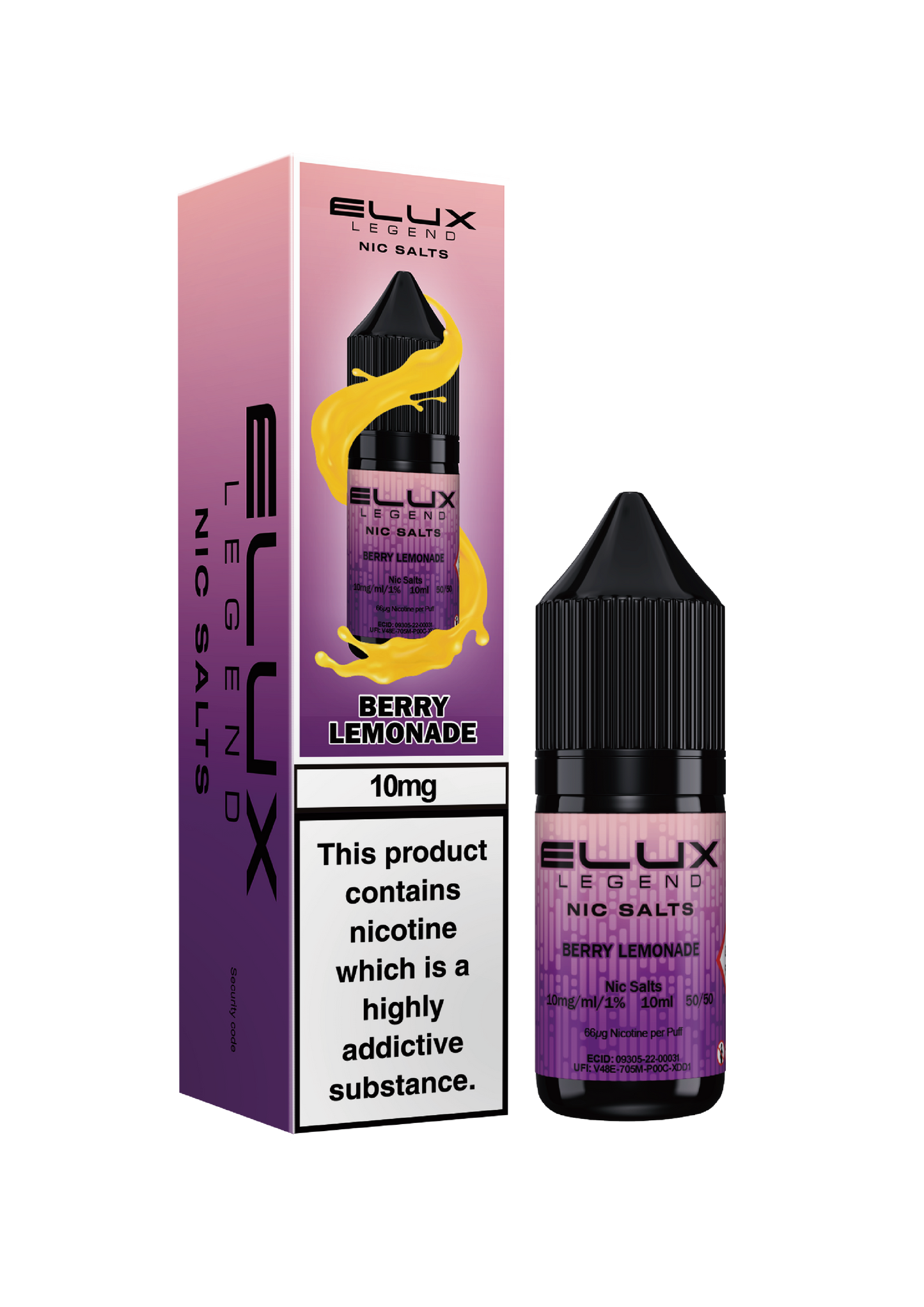Elux Legend Nic Salts 10ml