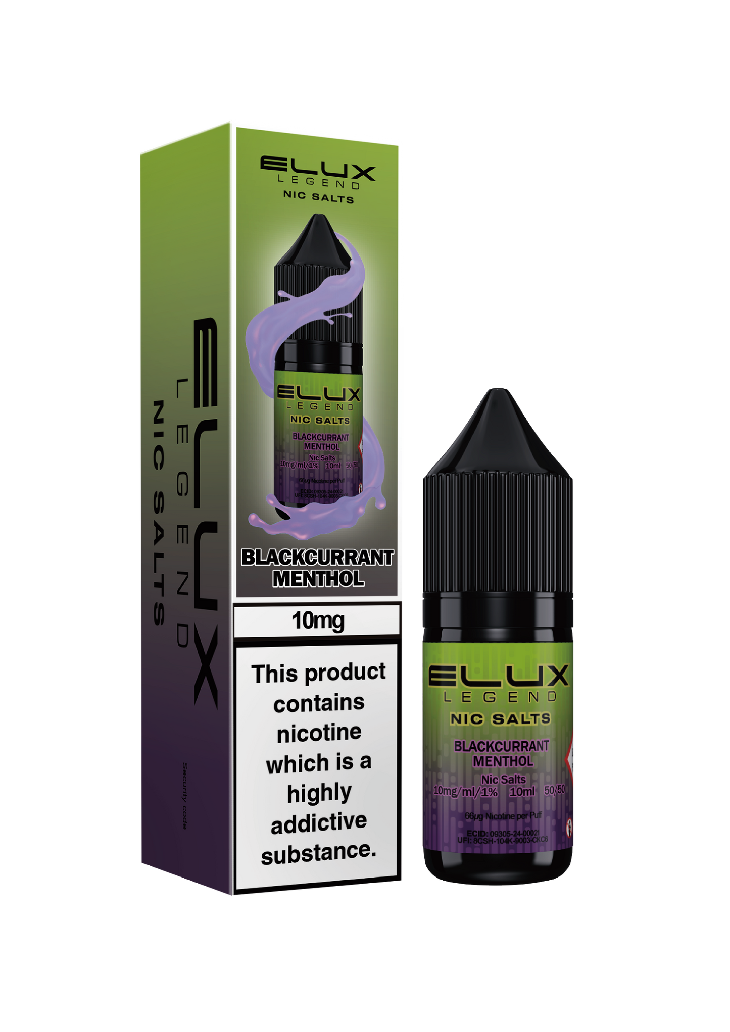 Elux Legend Nic Salts 10ml