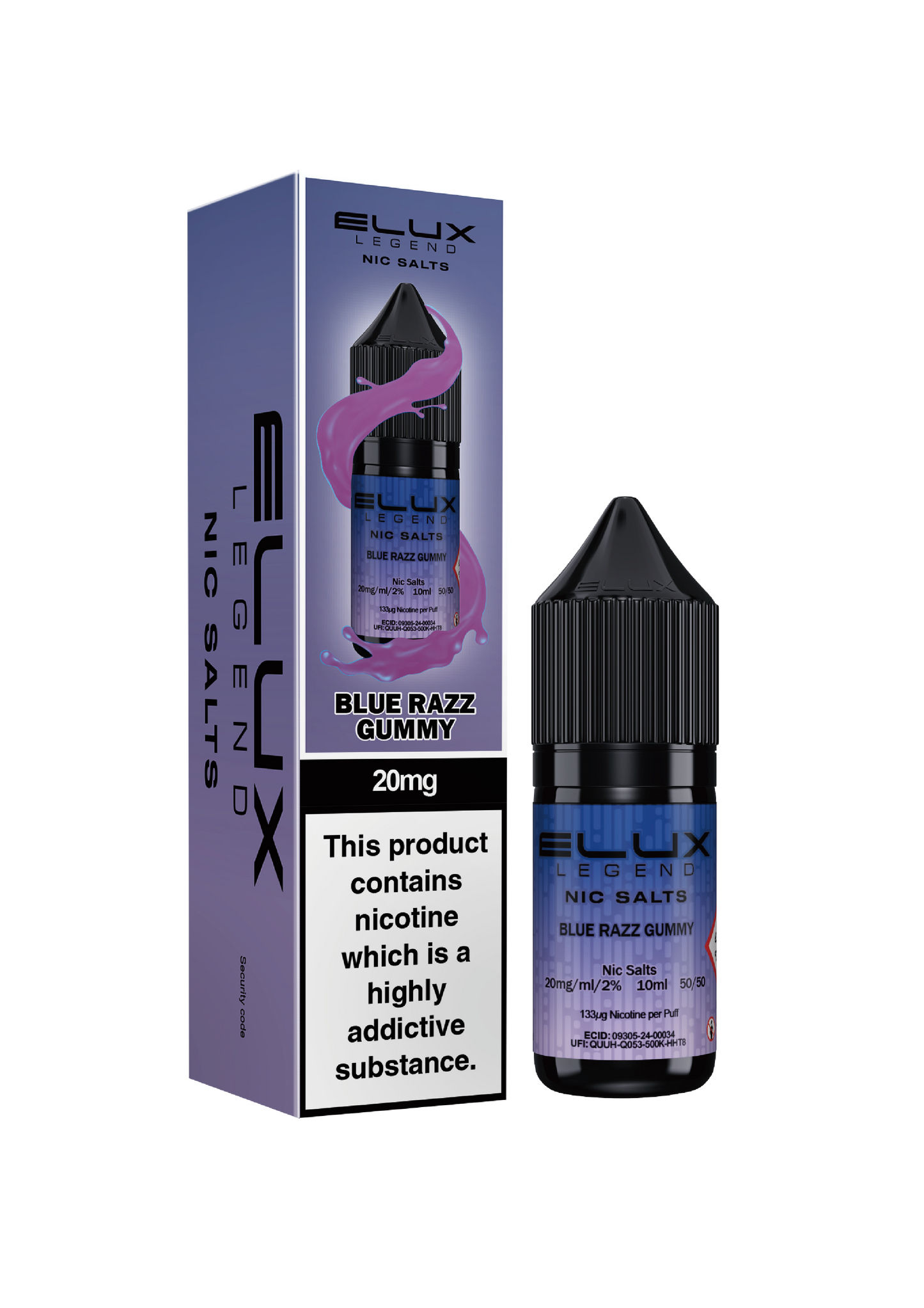 Elux Legend Nic Salts 10ml