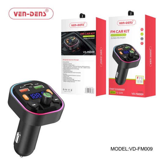 Car Charger & Bluetooth FM Player