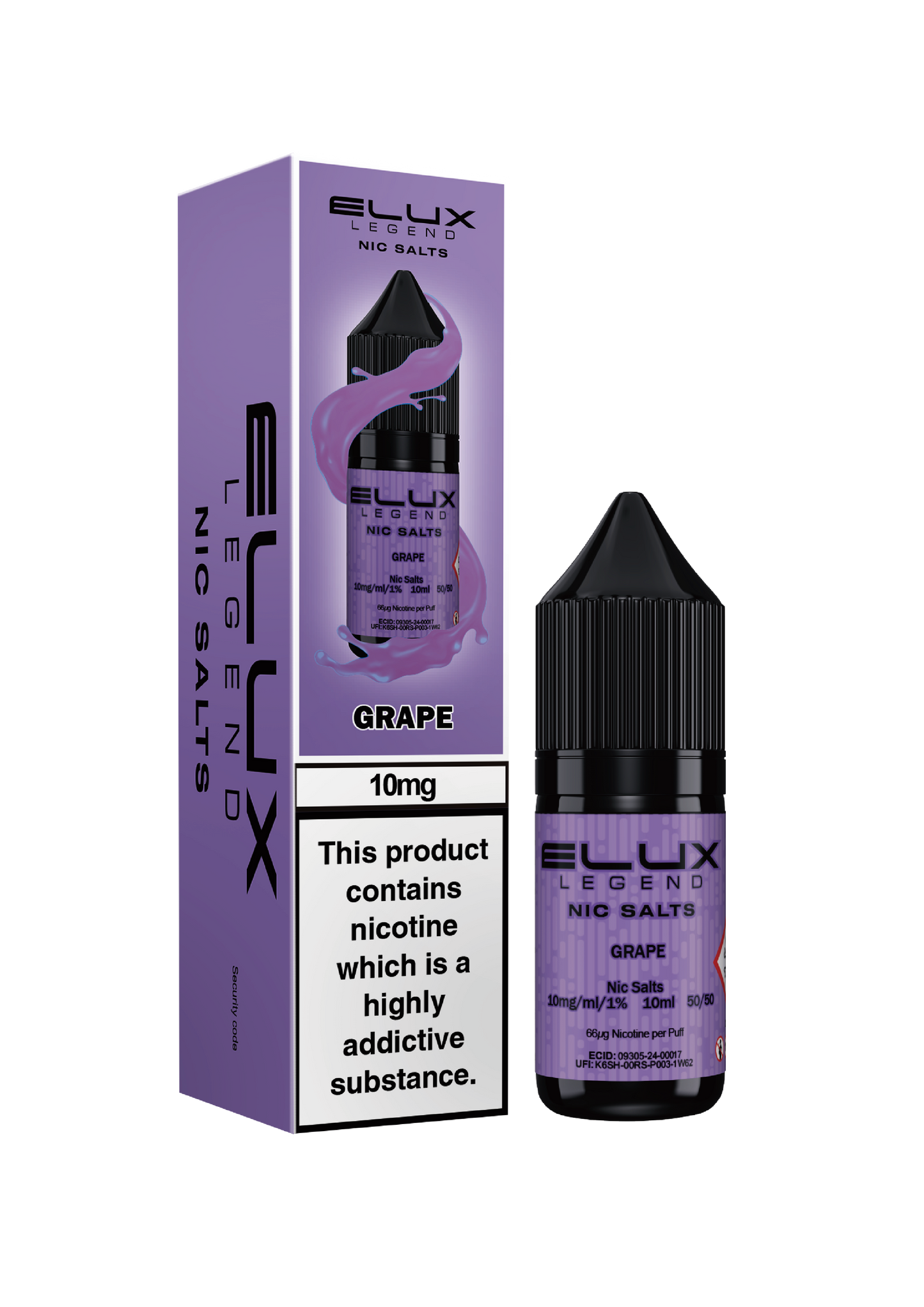 Elux Legend Nic Salts 10ml