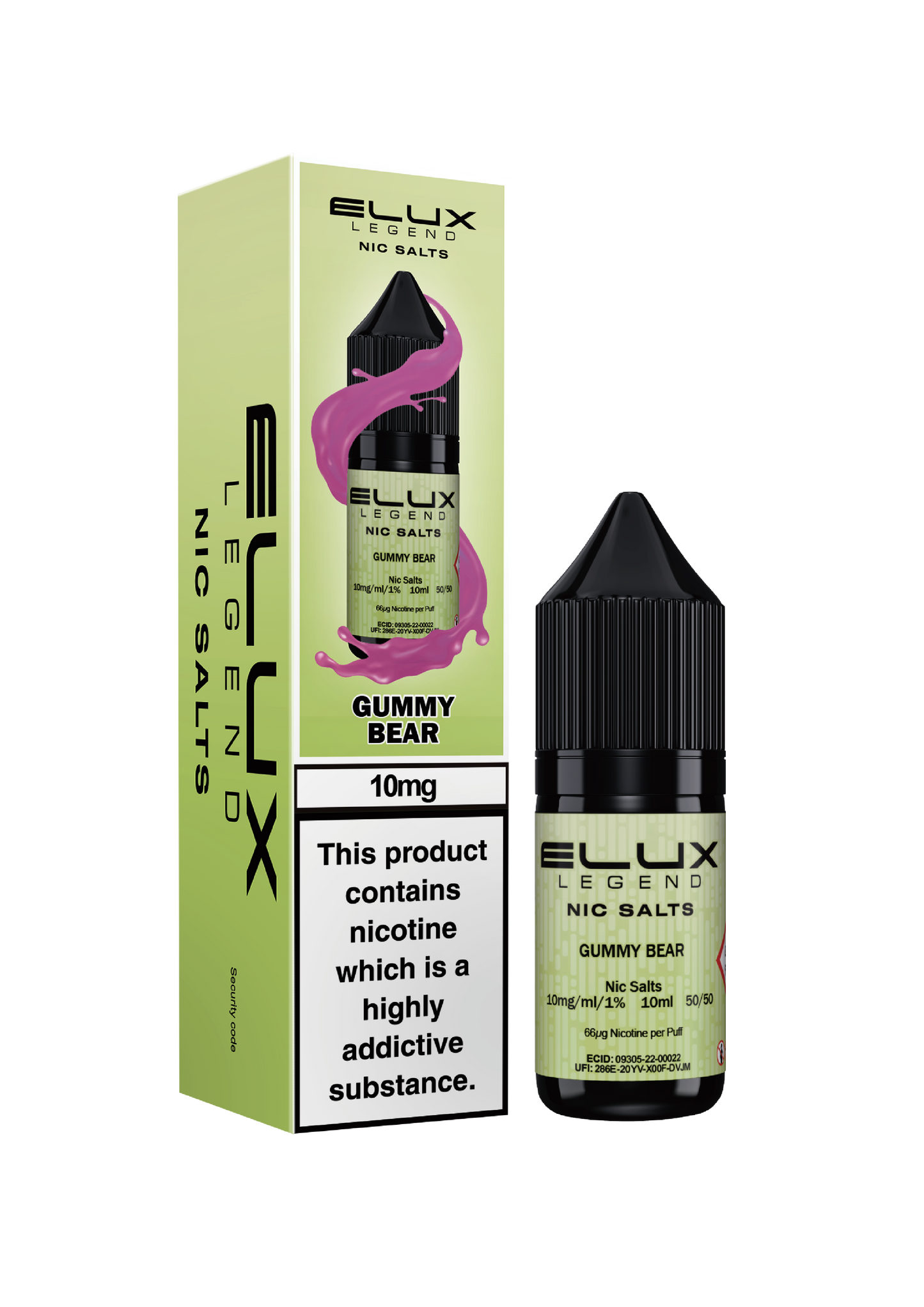 Elux Legend Nic Salts 10ml