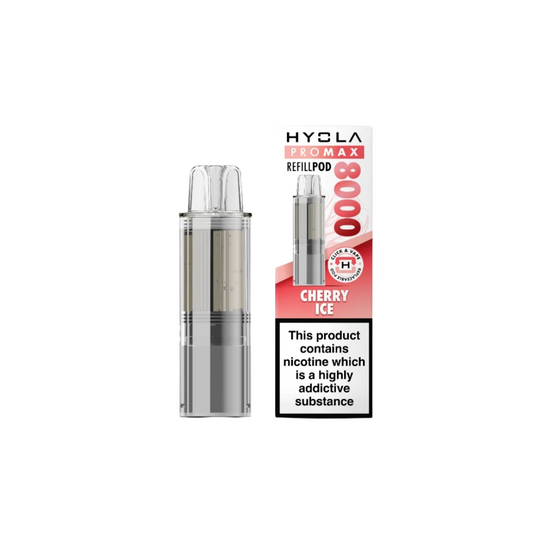 Hyola Pro Max 8000 - Prefilled Pod Cherry Ice - 20mg