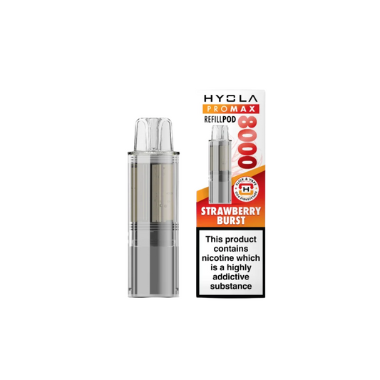 Hyola Pro Max 8000 - Prefilled Pod Strawberry Burst - 20mg