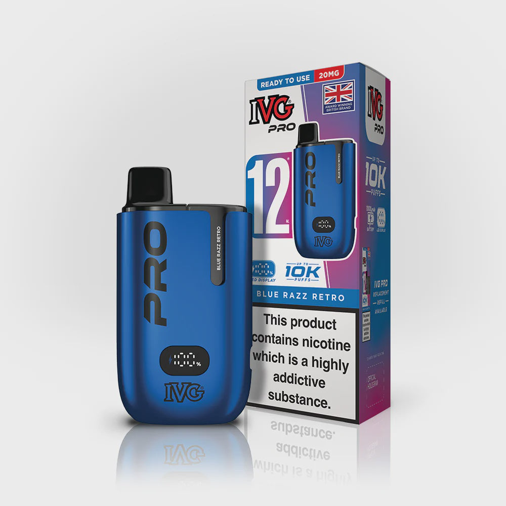 IVG Pro Big Puff - Blue Razz Retro - 20mg