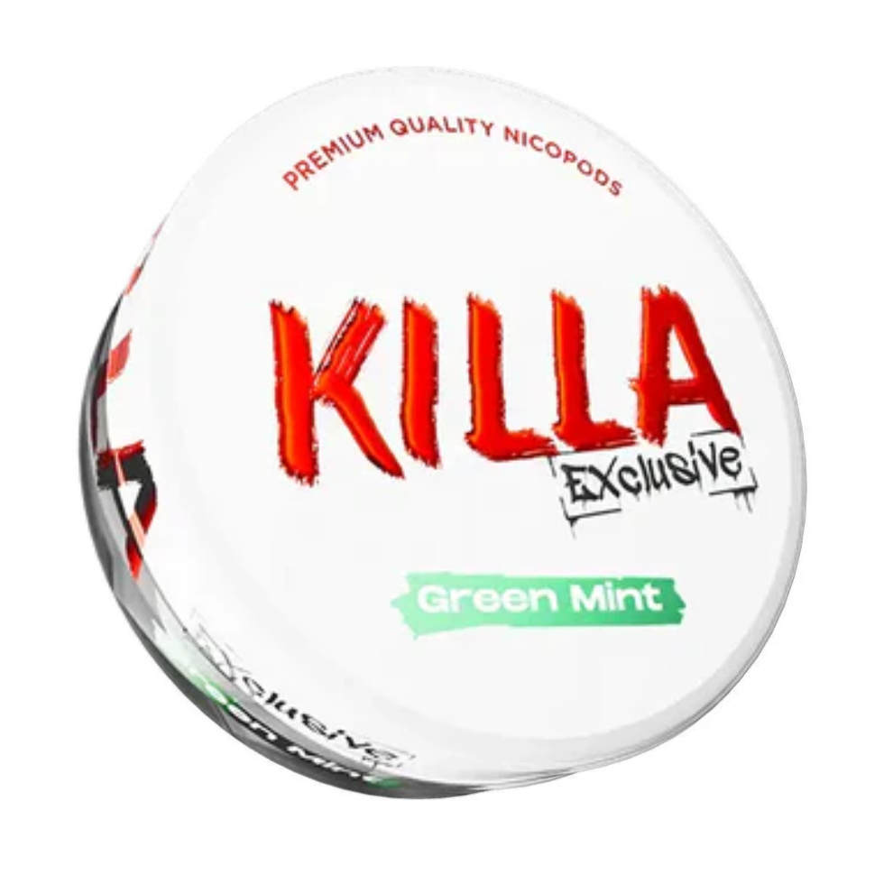 Killa Nicotine Pouches Green Mint - 16mg