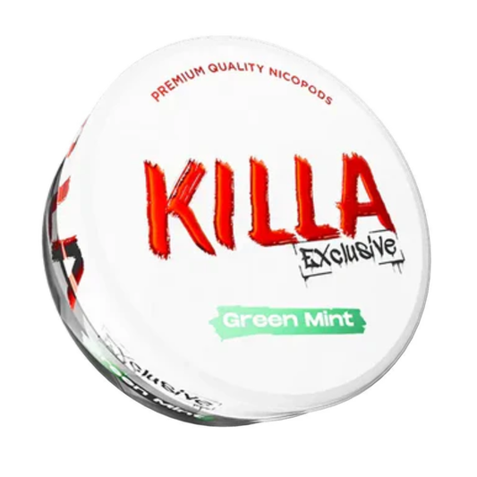 Killa Nicotine Pouches Green Mint - 16mg