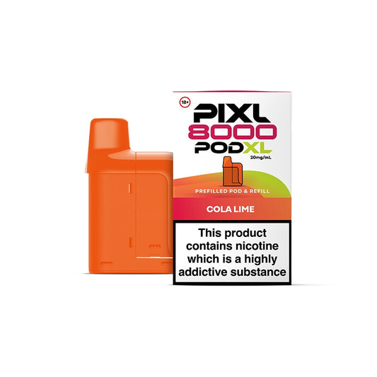 PIXL 8000 Prefilled Pod - Cola Lime - 20mg