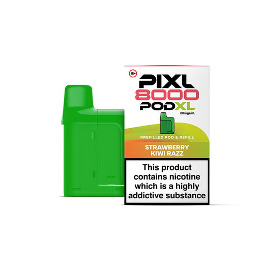 PIXL 8000 Prefilled Pod - Strawberry Kiwi Razz - 20mg
