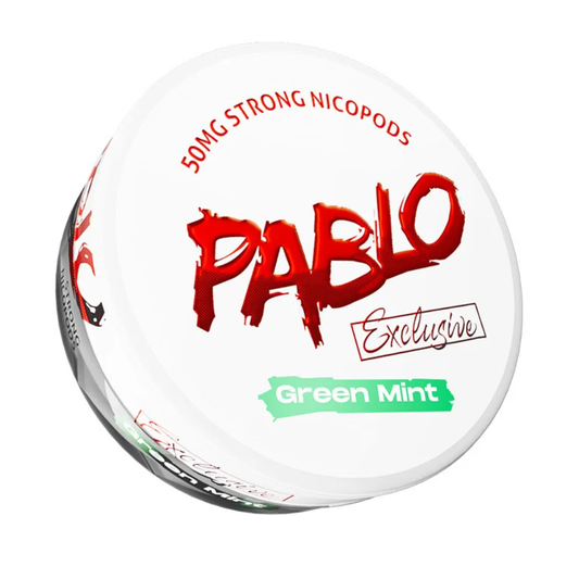 PABLO - Nicotine Pouches Green Mint - 50mg