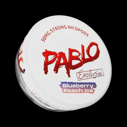 Pablo Nicotine Pouches - Blueberry Peach Ice - 50mg