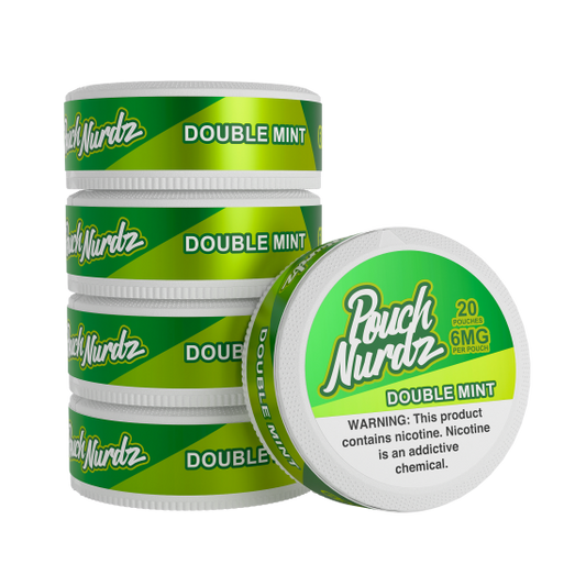 Pouch Nurdz - Nicotine Pouches - Double Mint