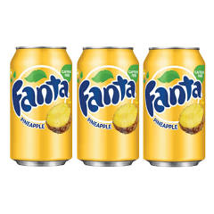 American Fanta Pineapple Cans - 12 Pack