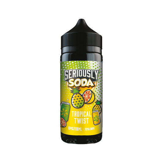 Doozy Seriously Soda Tropical Twist 100ml - 0mg