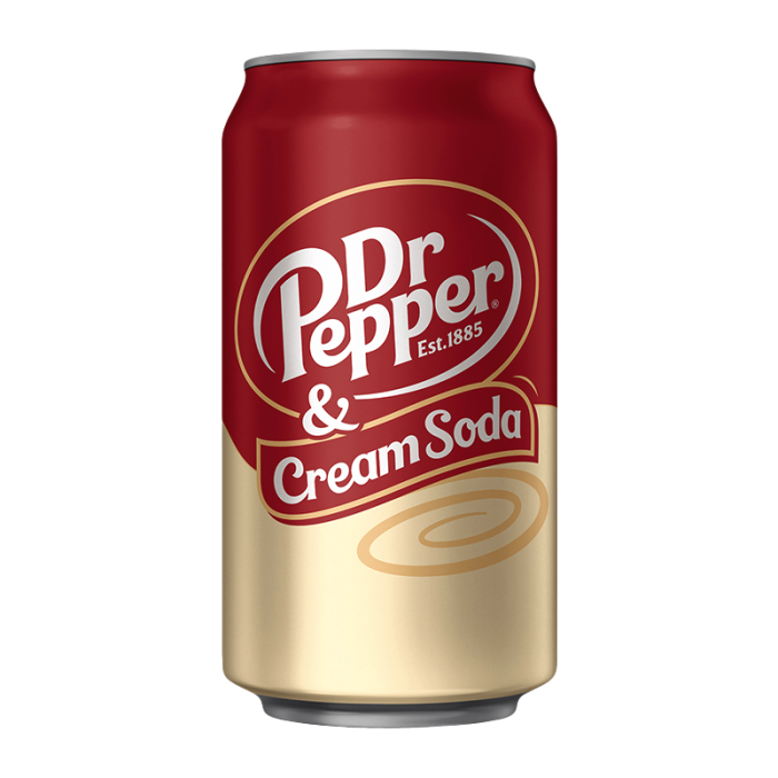 American Dr Pepper Cream Soda Cans - 12 Pack