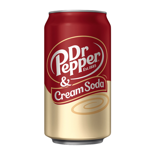 American Dr Pepper Cream Soda Cans - 12 Pack