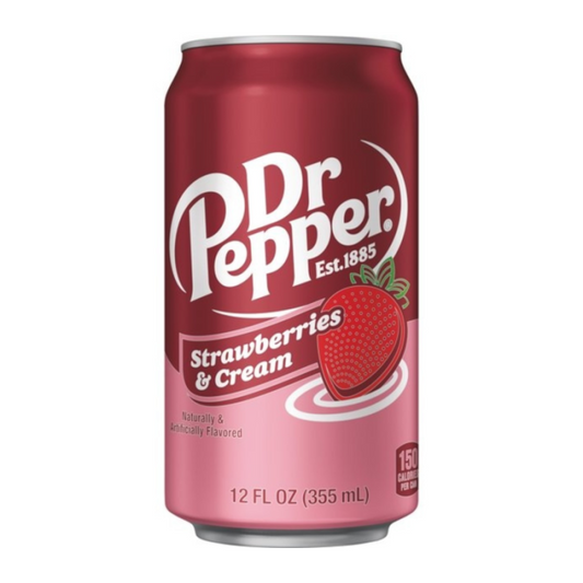 American Dr Pepper Strawberries & Cream Cans - 12 Pack