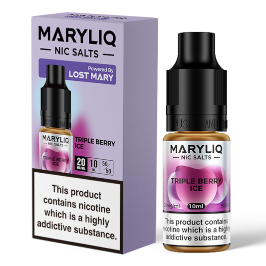 Maryliq Nic Salts Triple Berry Ice - 10ml