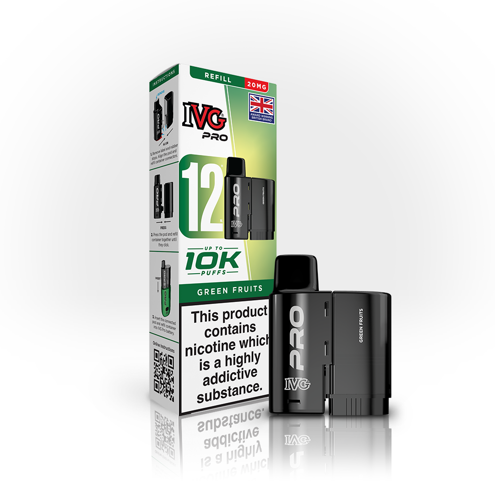 IVG Pro 12 Prefilled Pod - Green Fruits - 20mg